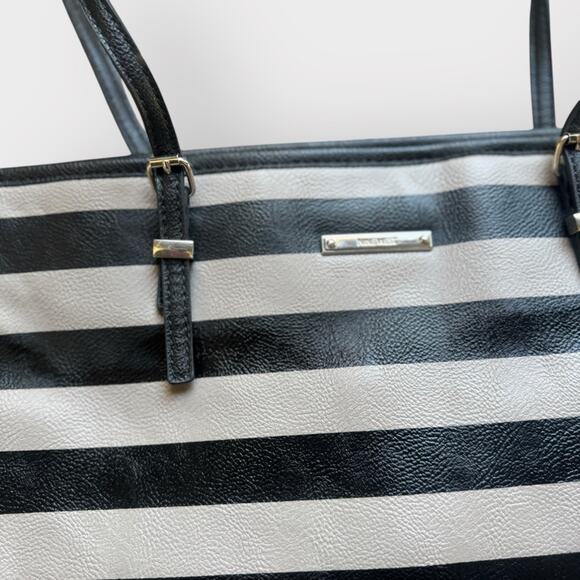 Nine West striped large tote bag - Picture 2 of 11
